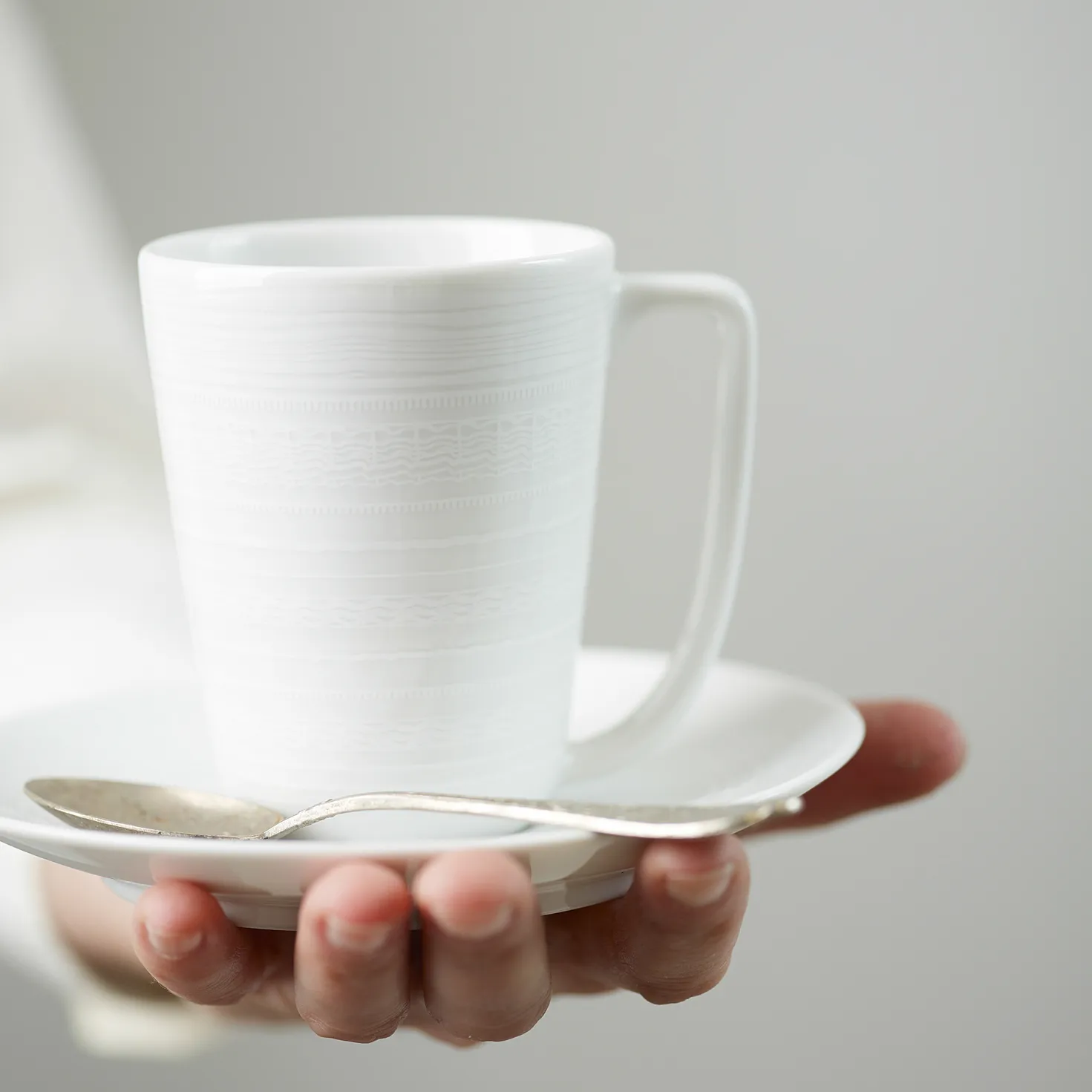 Whitewood kuppi ja lautanen, 20 cl Wik & Walsøe