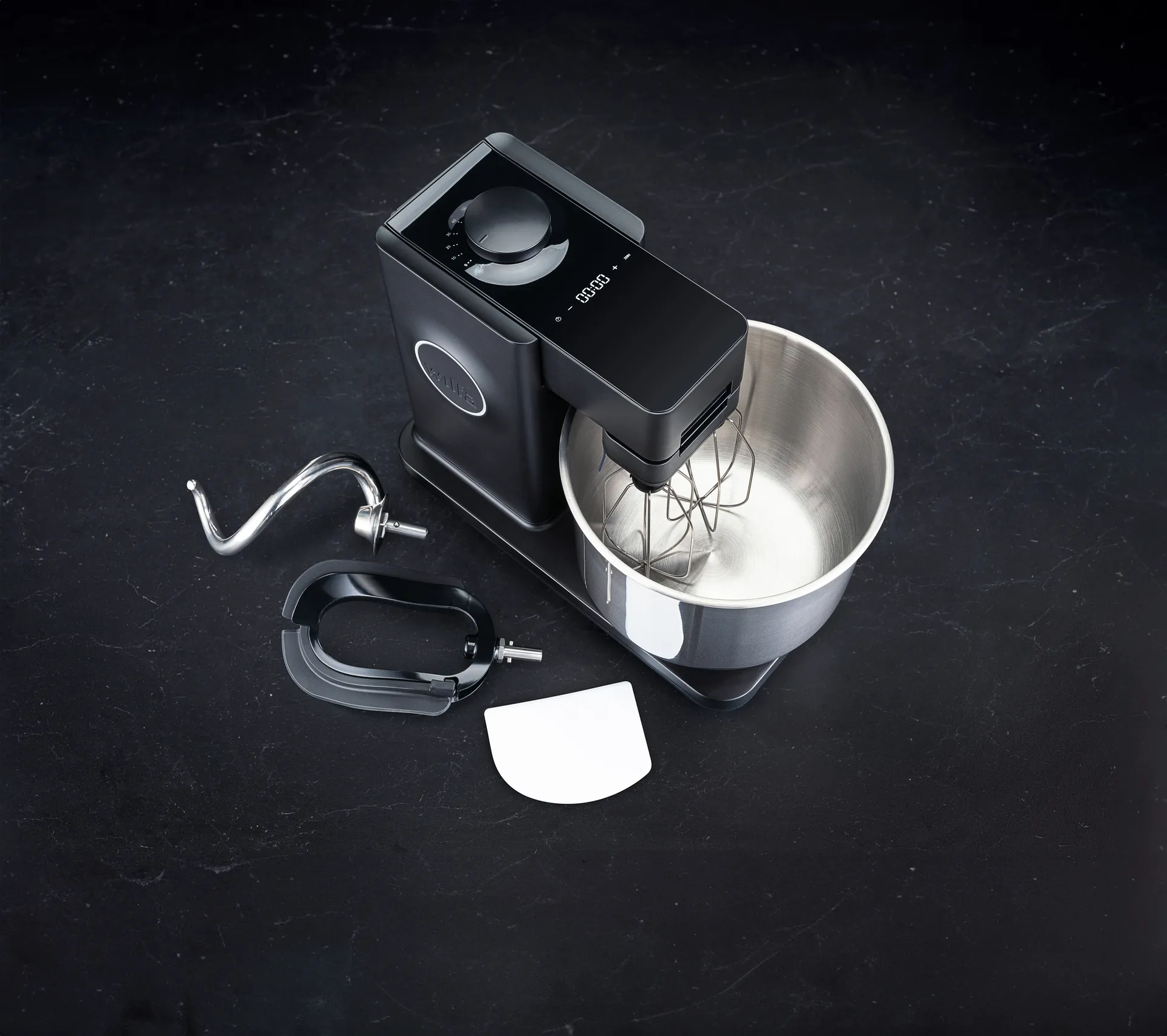 Probaker timer KM2BS-T70 keittiökone 7 osaa, Musta Wilfa