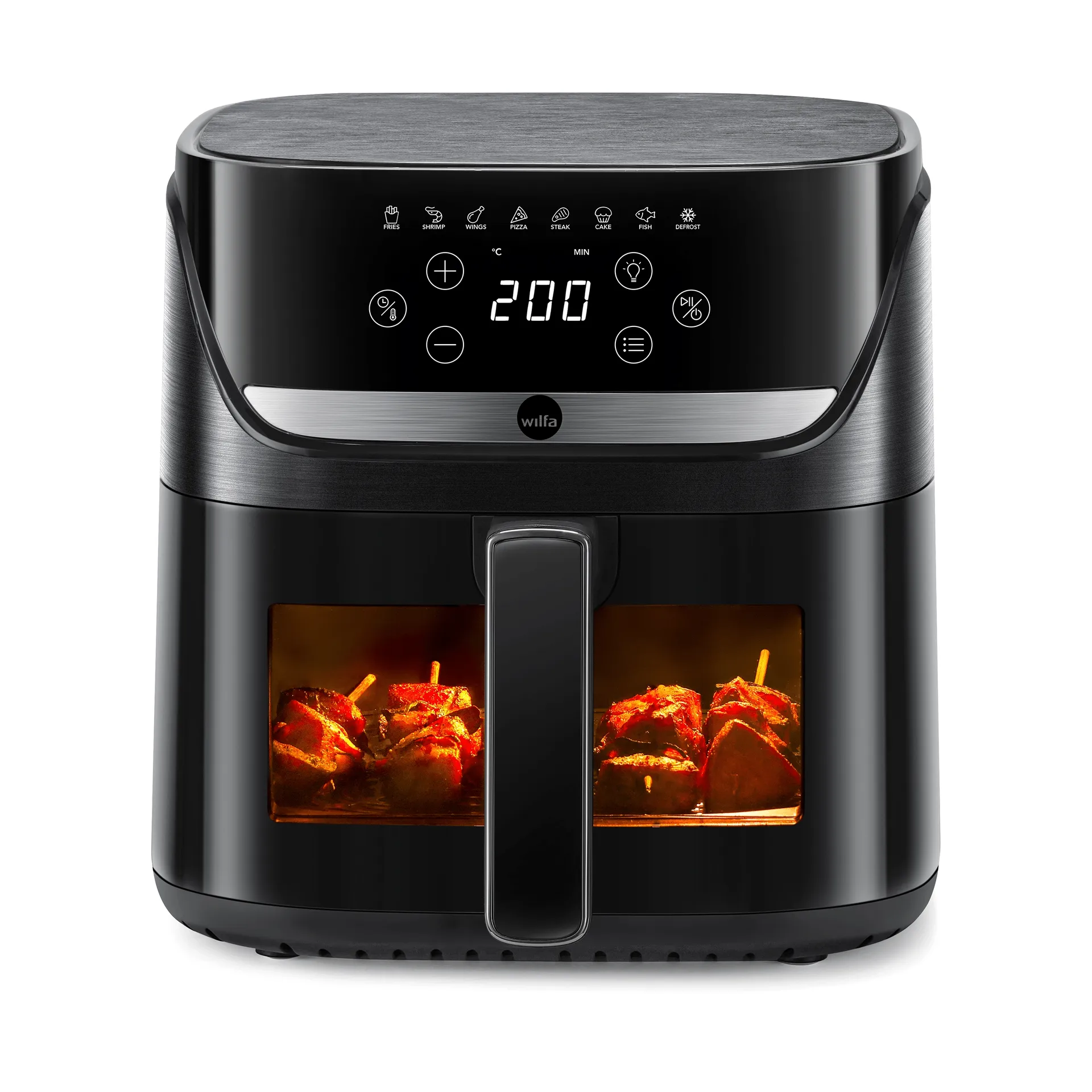Wilfa AF5B-60P Crispier airfryer airfritteri, Musta, 6 l Wilfa