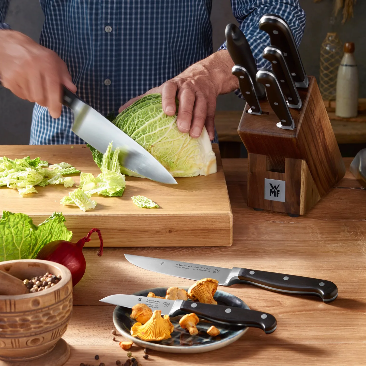 Spitzenklasse Plus veitsisetti 3 osaa, Ruostumaton teräs WMF