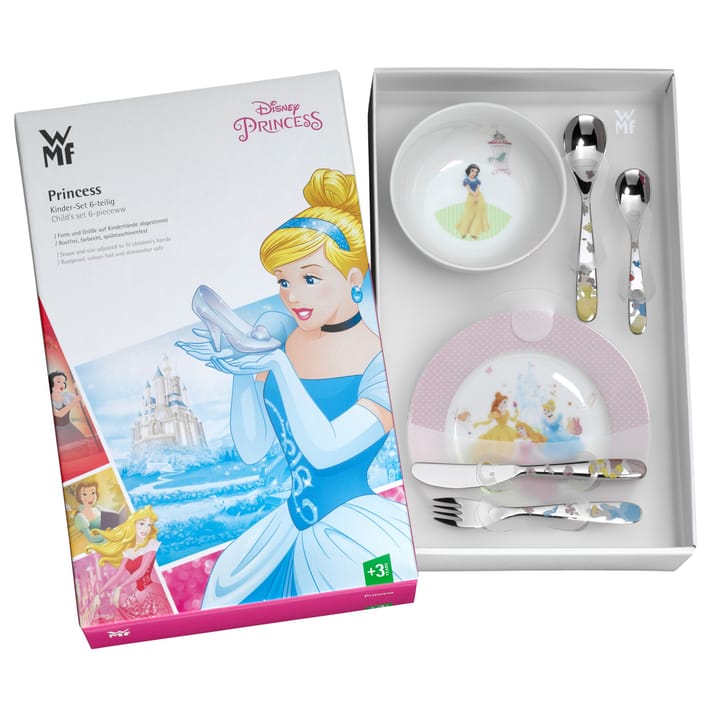 WMF lasten astiasto 6 osaa - Disney Princess - WMF