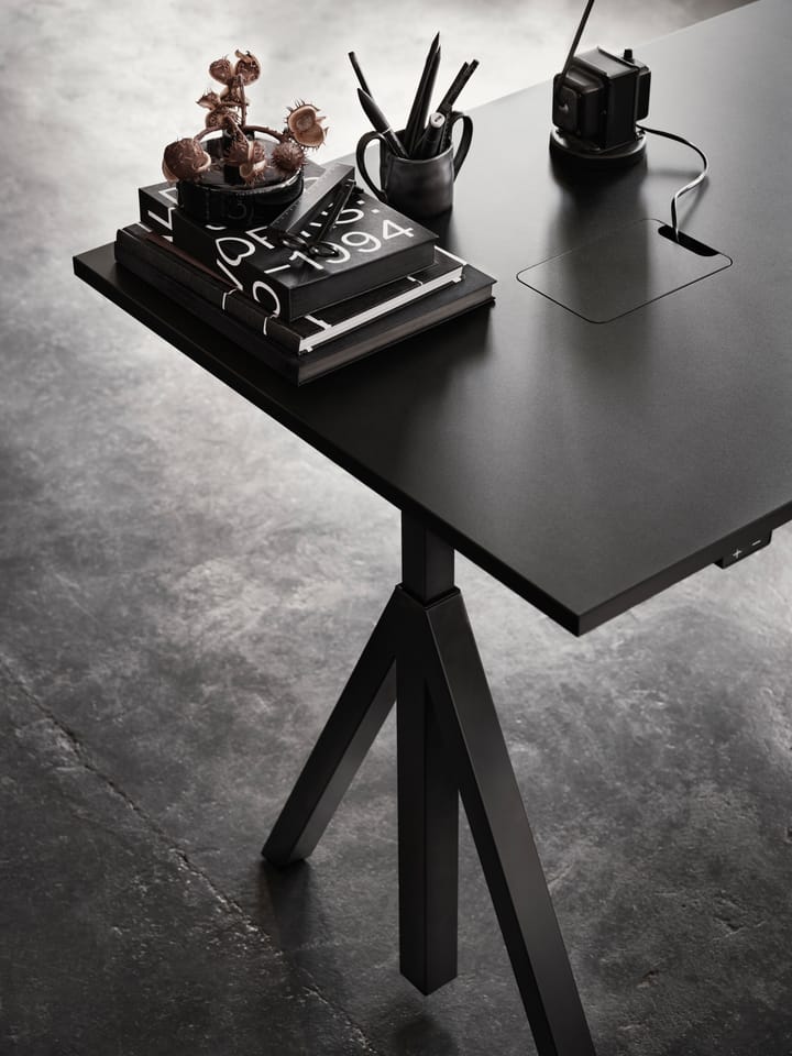 Works height säädettävä työpöytä musta 78x120 cm - undefined - Works