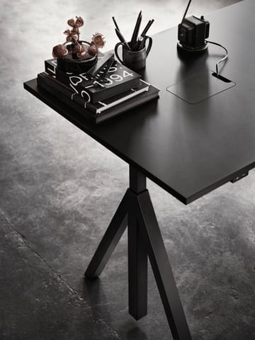 Works työpöytä musta 78x120 cm - undefined - Works