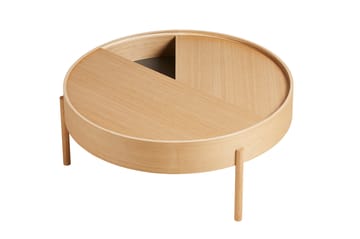 Arc kahvipöytä Ø89 cm - Öljytty tammi - Woud