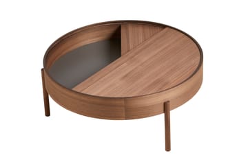 Arc kahvipöytä Ø89 cm - Saksanpähkinä - Woud