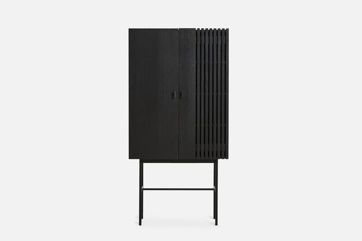 Array kaappi, 80 cm, Mustaksi maalattu tammi Woud