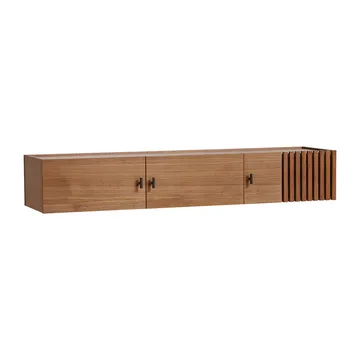 Array seinälle asennettava sideboard, 150 cm - Saksanpähkinä - Woud