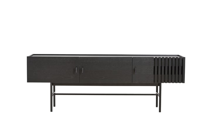 Array Sivupöytä matala, 150 cm, Mutaksi maalattu tammi Woud