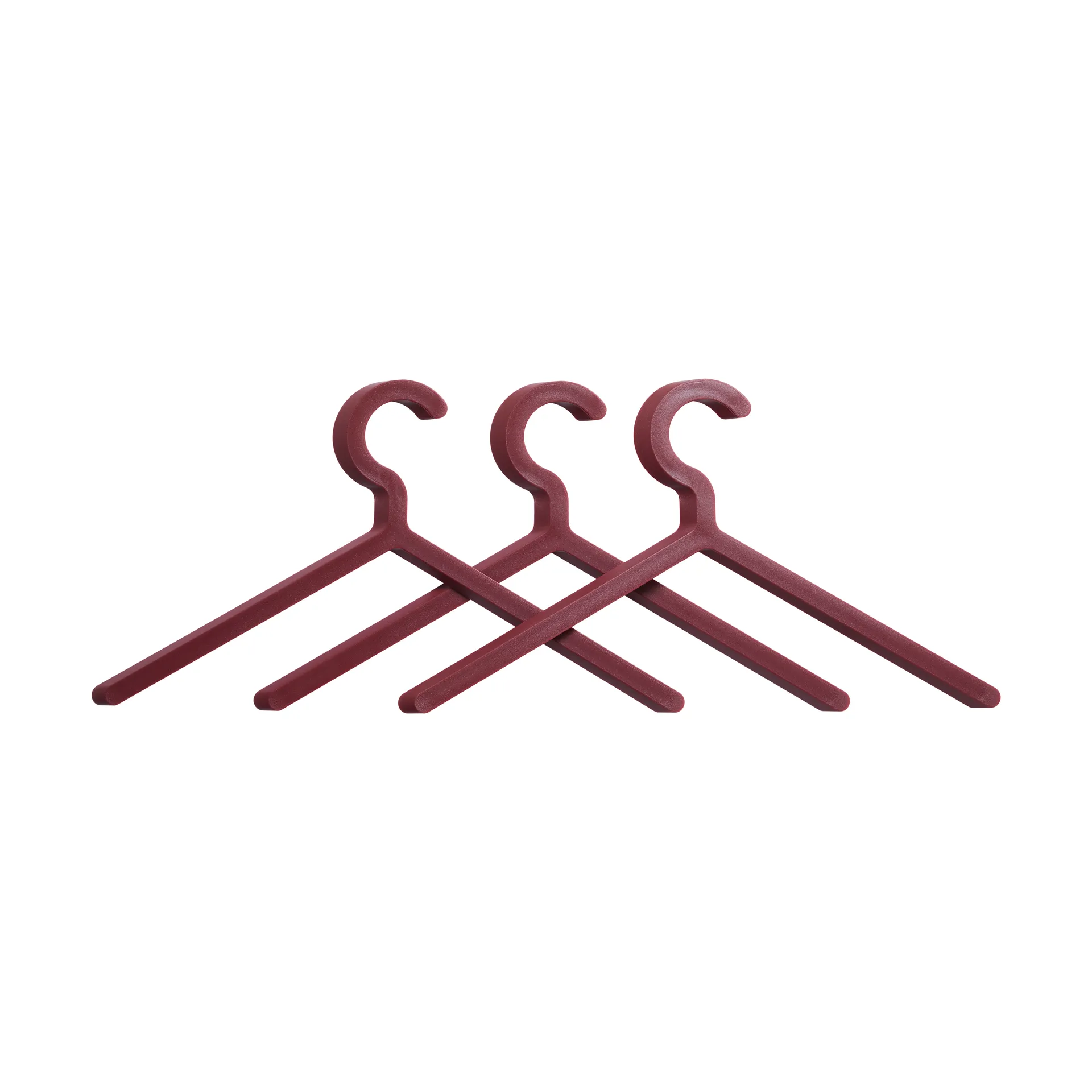 Illusion ripustin, 3-pakkaus, Syvä punainen Woud