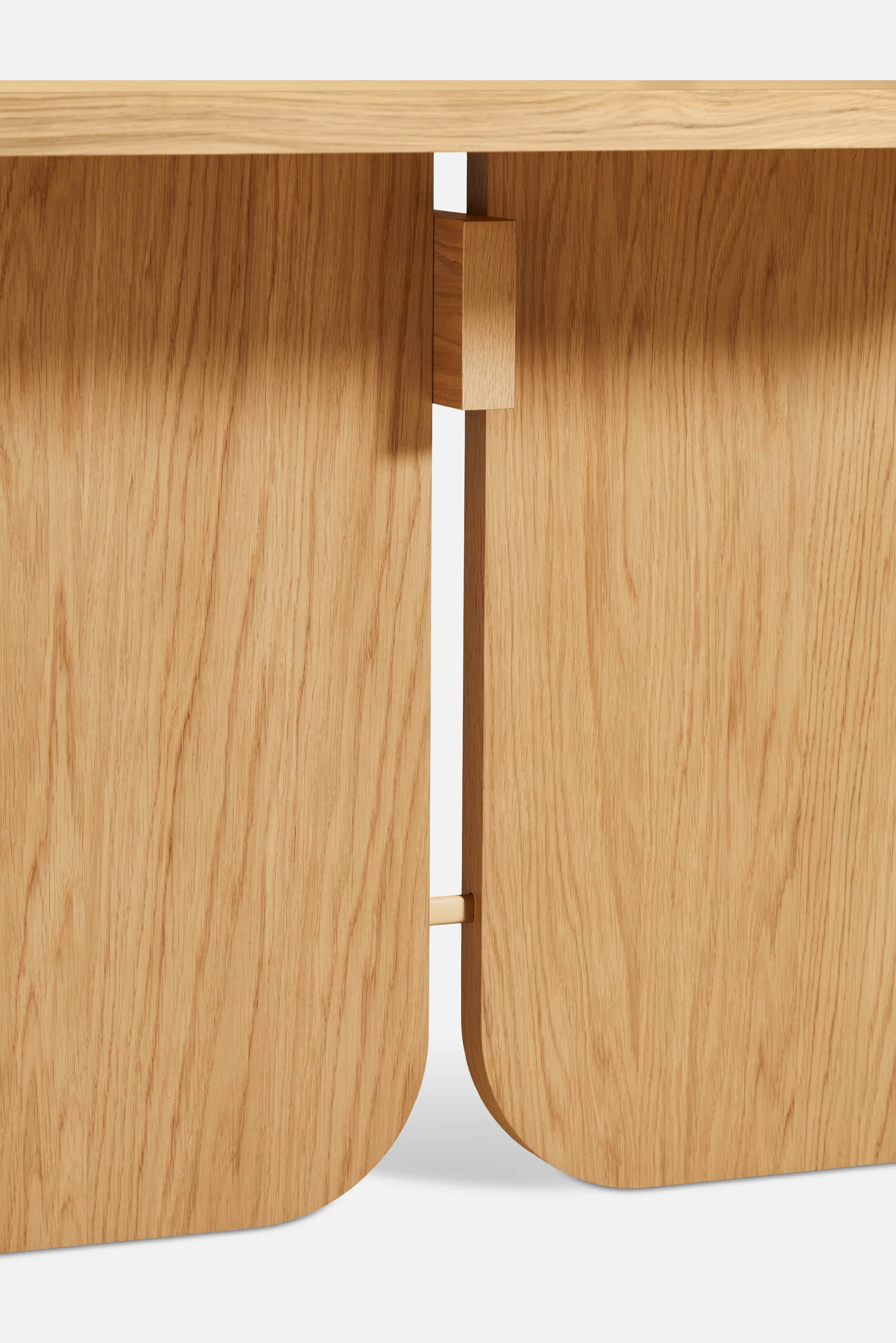 Kimono ruokapöytä 240x90 cm, Valkopigmentoitu lakattu tammi Woud