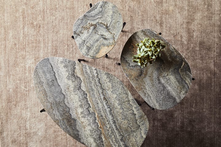La Terra occasional pöytä, keskikokoinen, Grey melange Woud