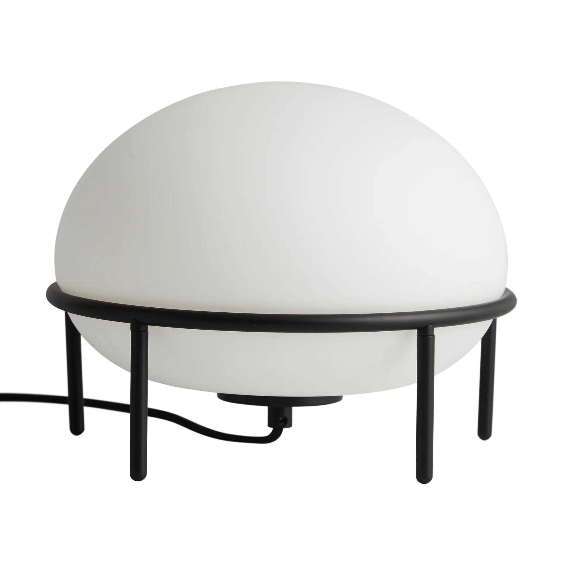 Pump pöytävalaisin, musta, opaali Woud