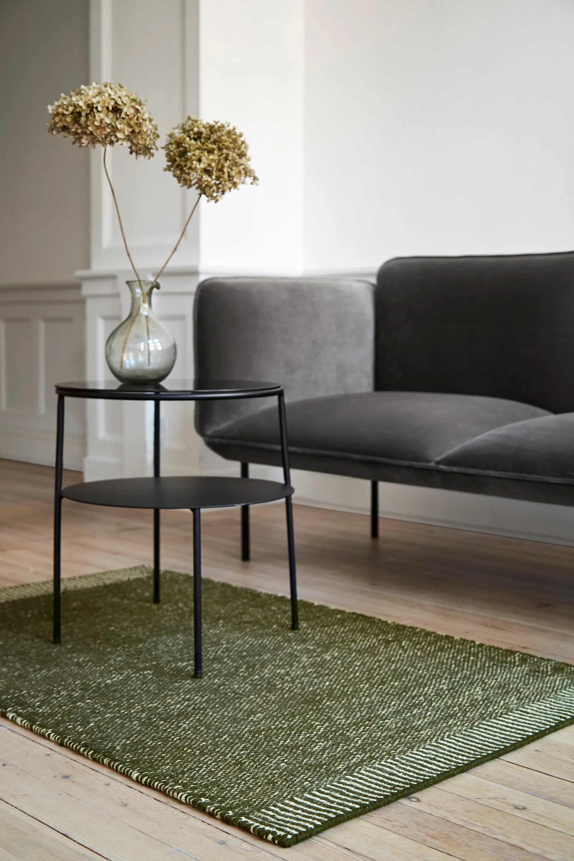 Rombo matto sammaleenvihreä, 90x140 cm Woud