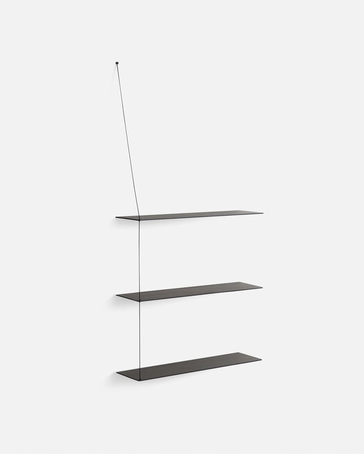 Stedge Add-on hylly 80 cm, Mustaksi maalattu tammi Woud