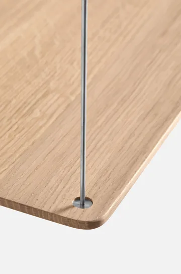 Stedge Add-on hylly - Vaalennettu tammi–harjattu teräs - Woud