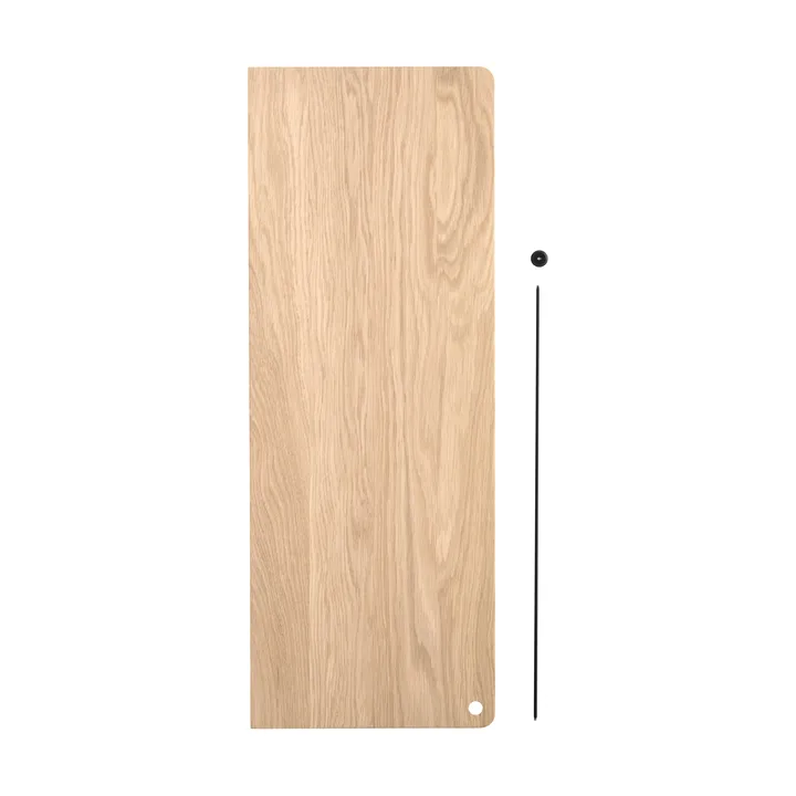 Stedge Add-on hylly - Valkopigmentoitu tammi-musta, 60 cm - Woud
