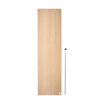 Stedge Add-on hylly - Valkopigmentoitu tammi-musta, 80 cm - Woud