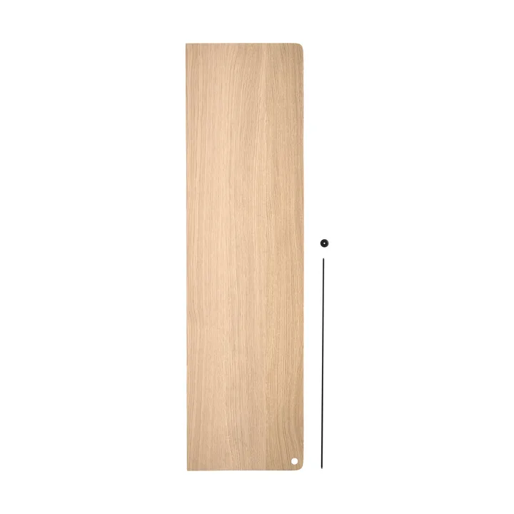 Stedge Add-on hylly - Valkopigmentoitu tammi-musta, 80 cm - Woud