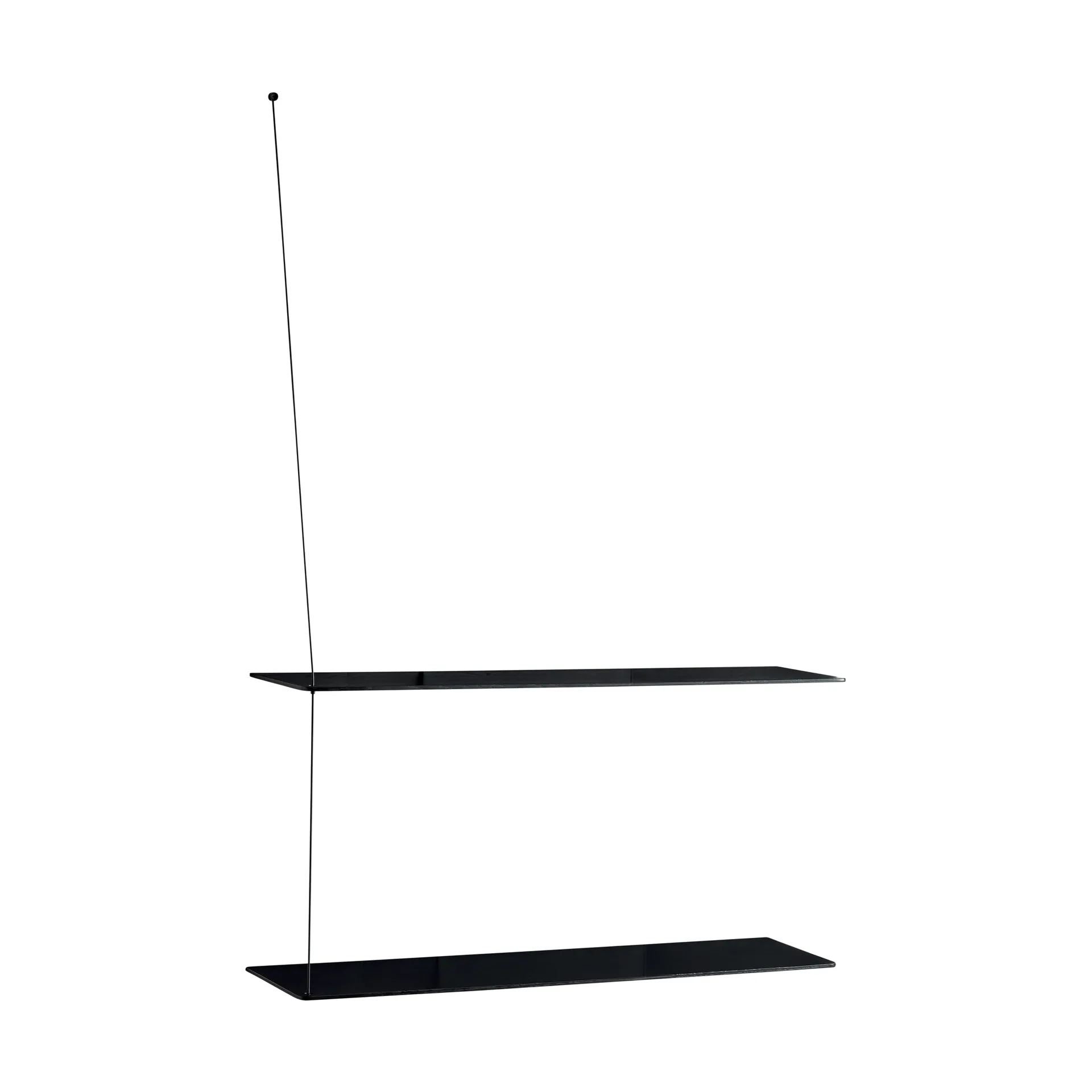 Stedge hylly, Musta tammi, 80 cm, 2 hyllytasoa Woud Stedge hylly, Musta tammi, 80 cm, 2 hyllytasoa Woud