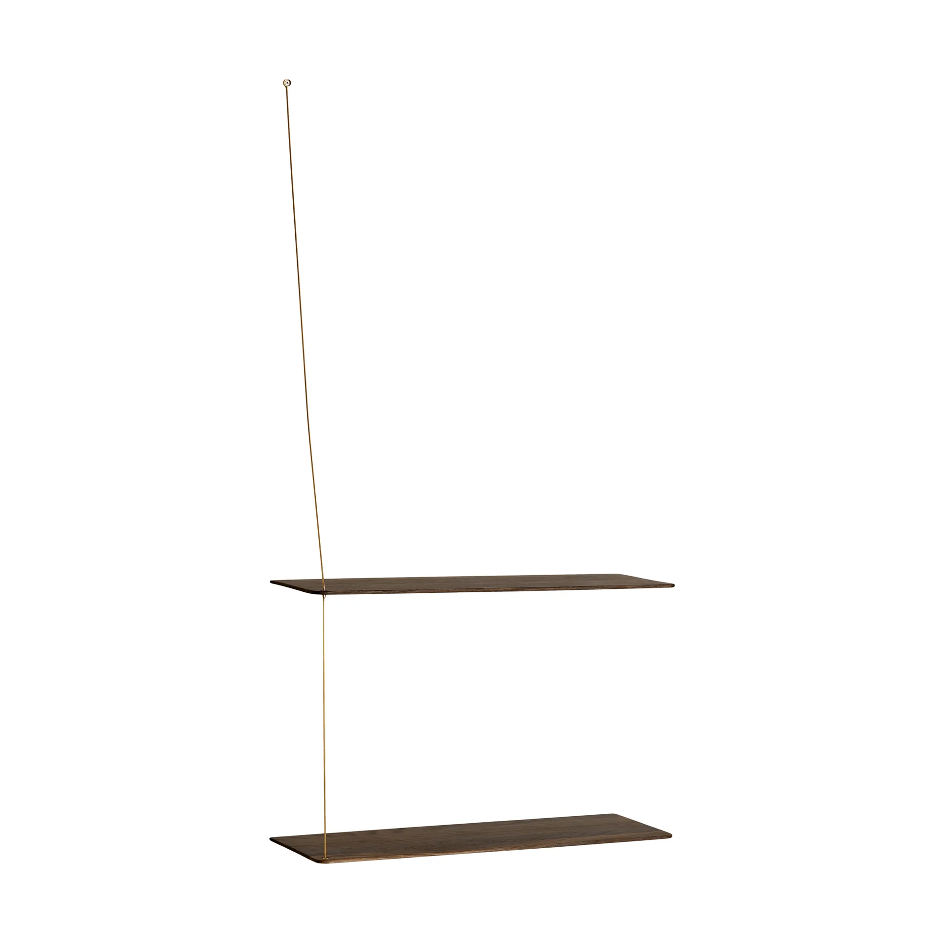 Stedge hylly, Savutammi-messinki, 60 cm, 2 hyllytasoa Woud