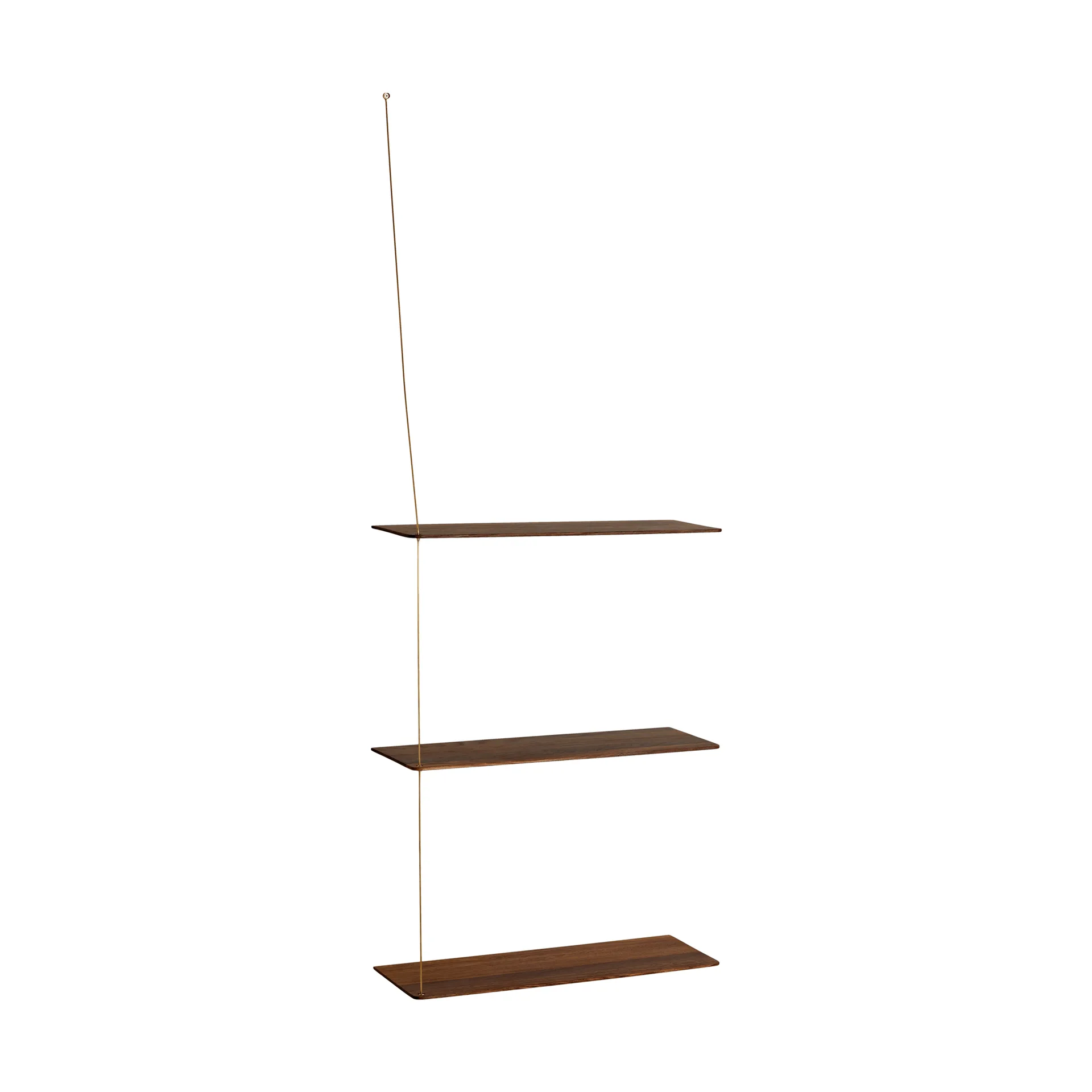Stedge hylly, Savutammi-messinki, 60 cm, 3 hyllytasoa Woud