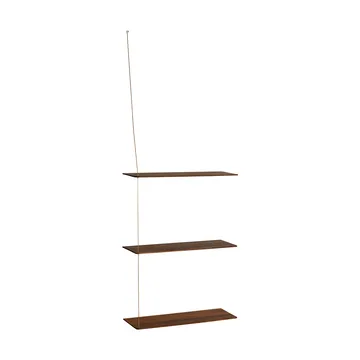 Stedge hylly - Savutammi-messinki, 60 cm, 3 hyllytasoa - Woud