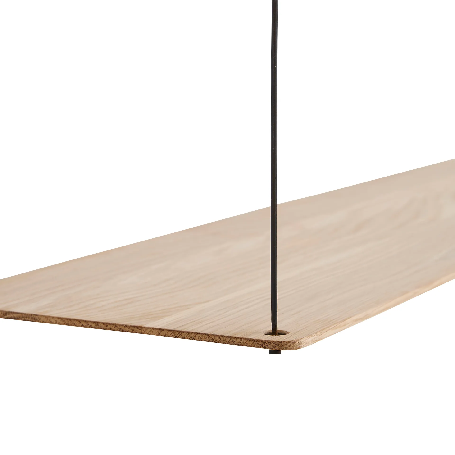 Stedge hylly, Valkopigmentoitu tammi, 80 cm Woud