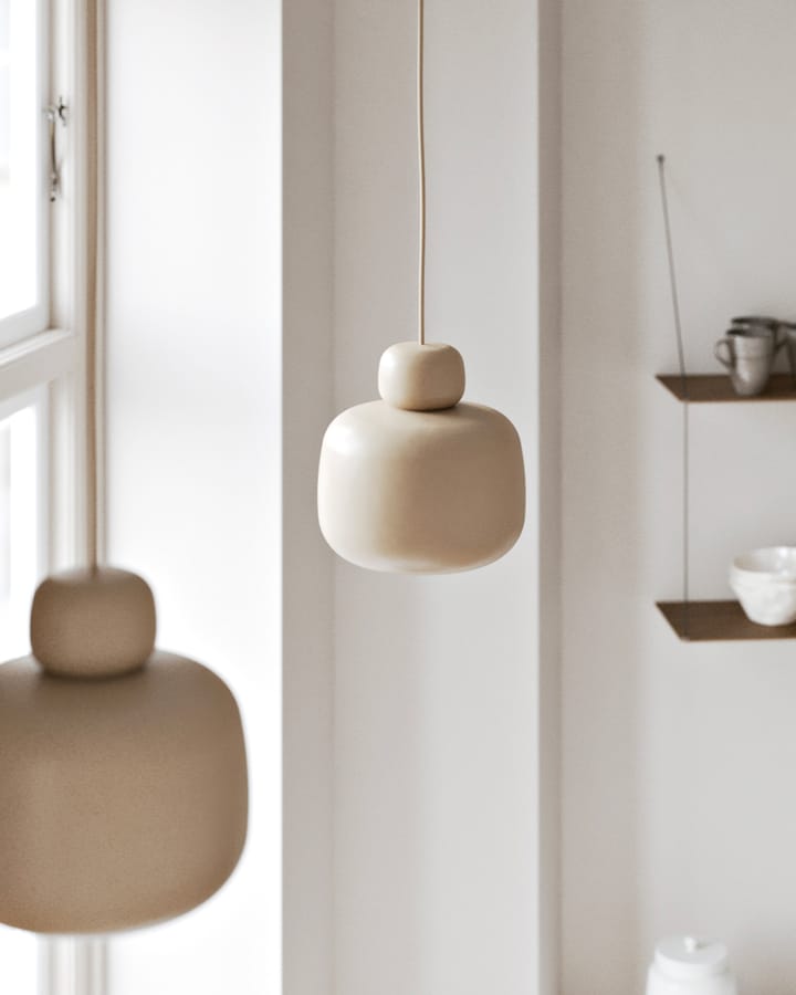 Stone kattovalaisin large, Beige Woud