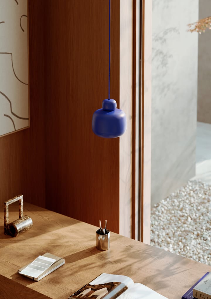 Stone kattovalaisin small, Cobalt blue Woud