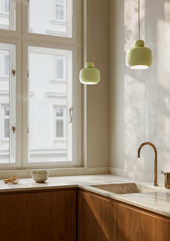 Stone kattovalaisin small, Matcha green Woud