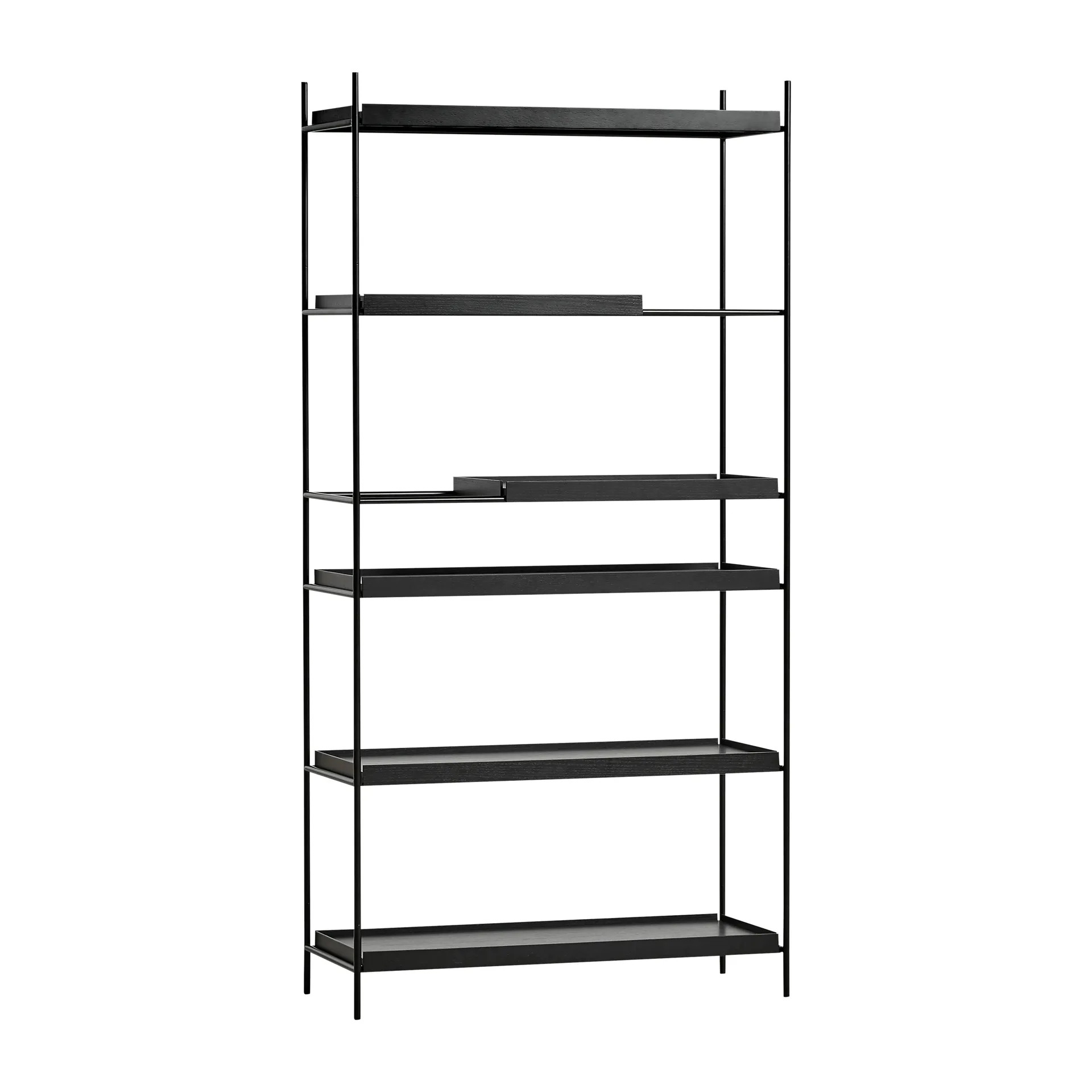 Tray hylly korkea tammi, 100x201 cm, Malli 2 Woud