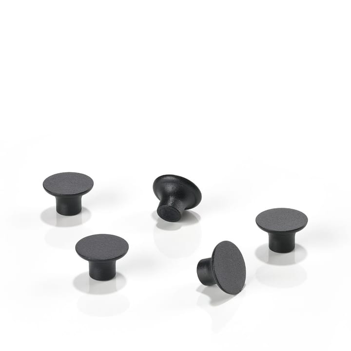 A-Magnet magneetti - Black, 5-pakkaus - Zone Denmark