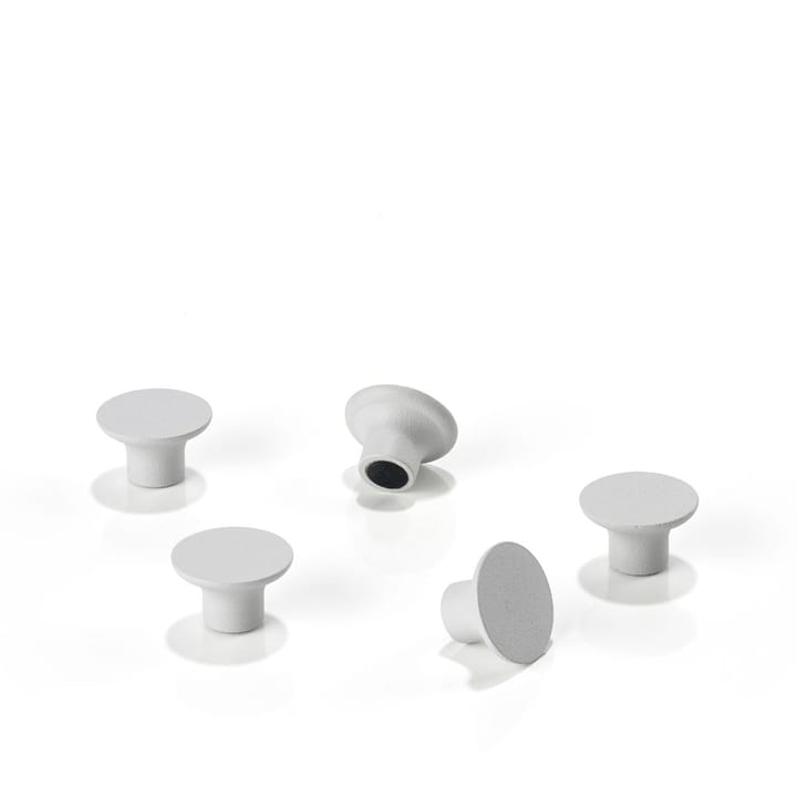 A-Magnet magneetti - Soft grey, 5-pakkaus - Zone Denmark