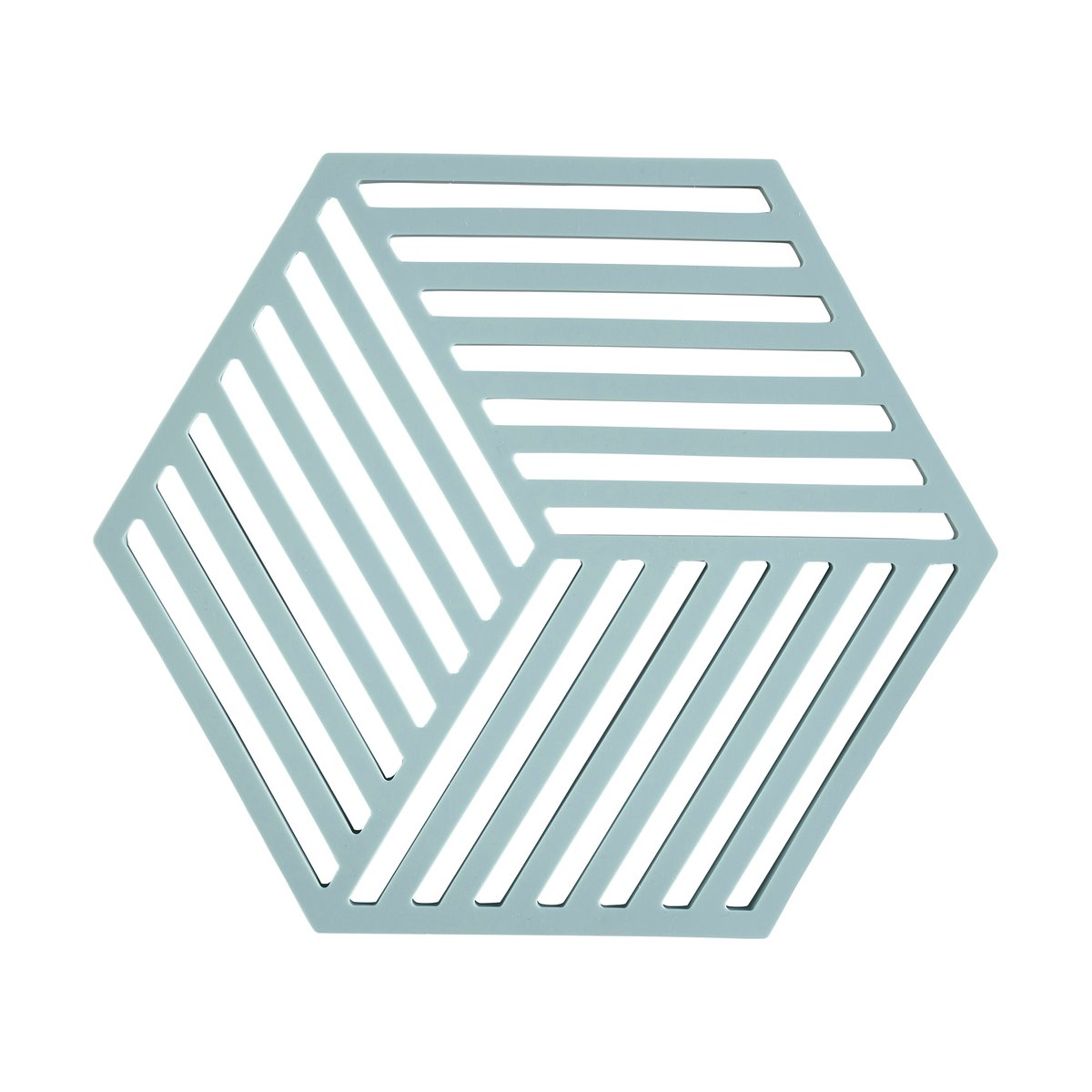 Zone Denmark Hexagon pannunalunen Fog blue | Skandinaavinen Sisustus | Pannunaluset | Sininen