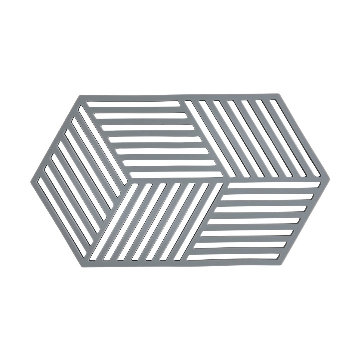 Zone Denmark Hexagon pannunalunen iso Cool Grey | Skandinaavinen Sisustus | Pannunaluset | Harmaa