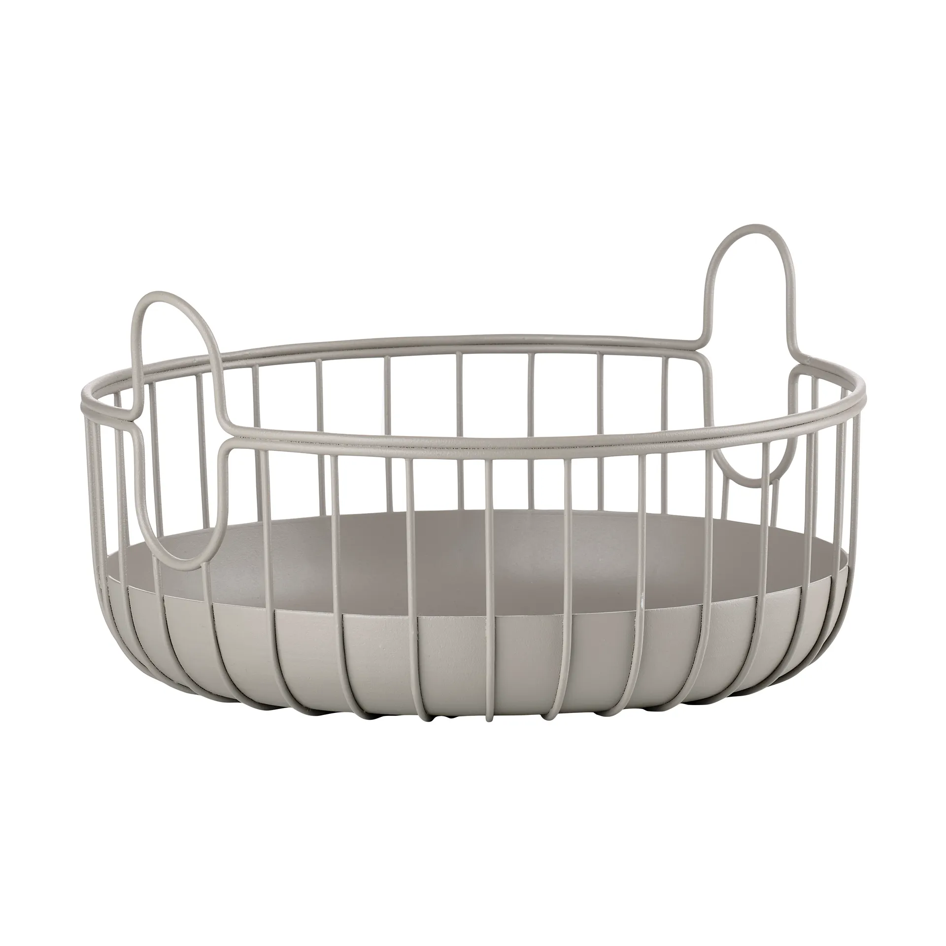 Inu kori Ø22x8 cm, Harmaanruskea Zone Denmark