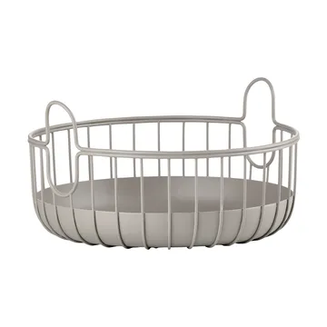 Inu kori Ø22x8 cm - Harmaanruskea - Zone Denmark