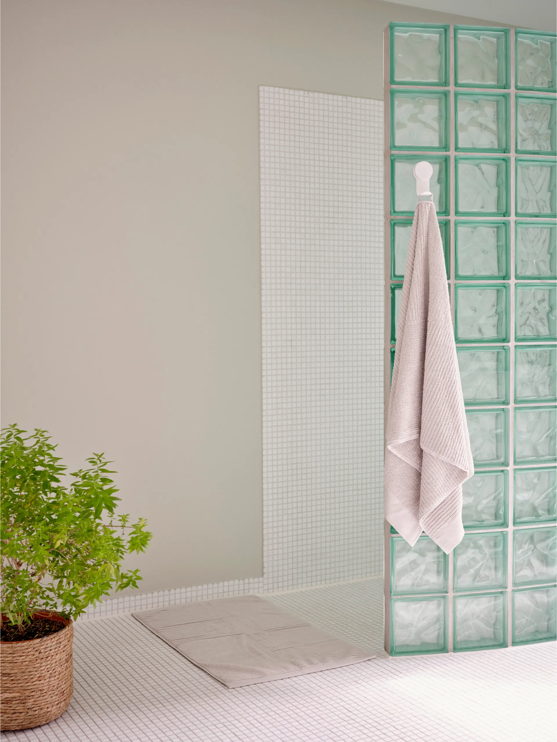 Klassinen kylpyhuonematto 50x80 cm, Soft Grey Zone Denmark