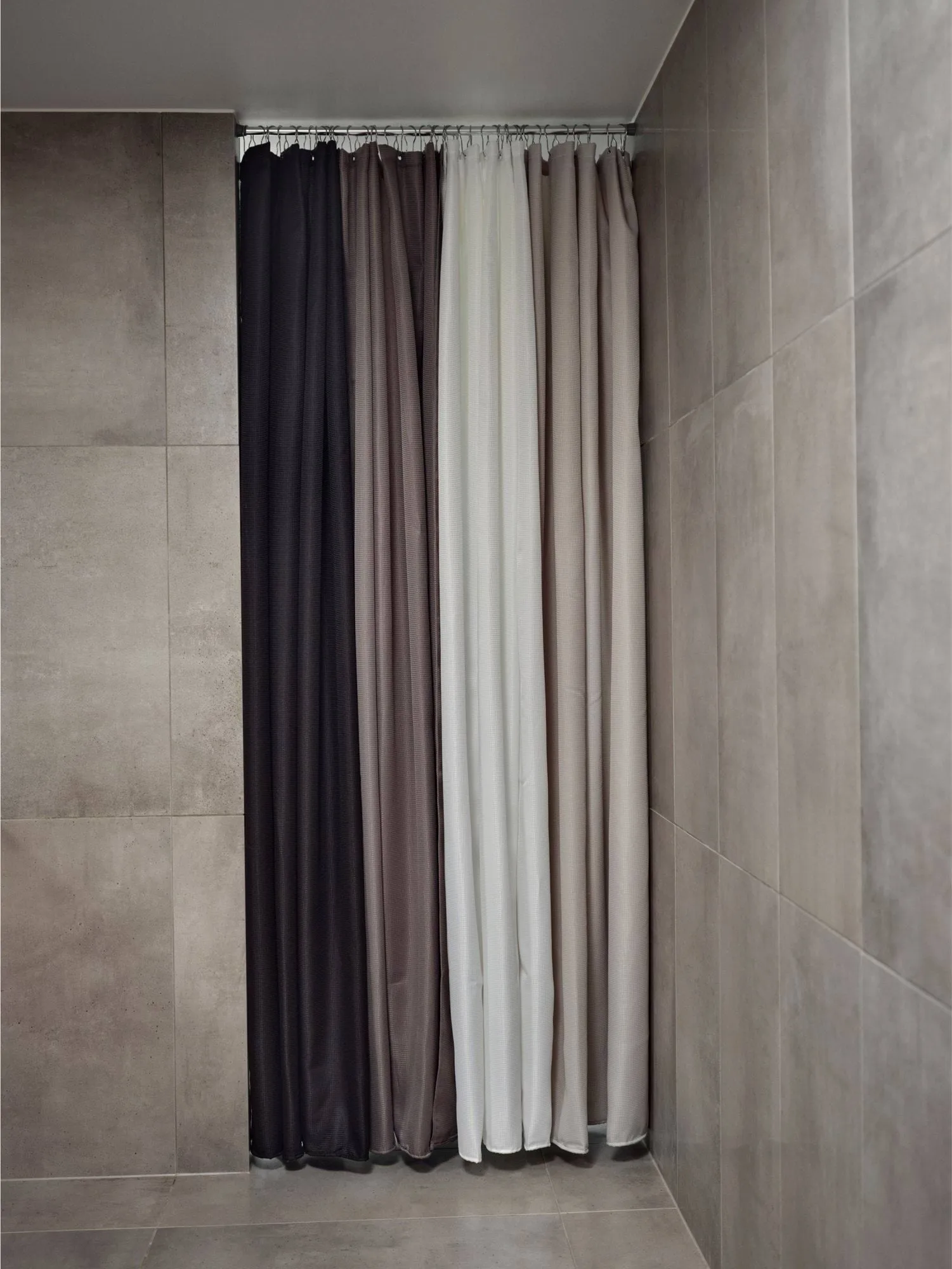 Lux suihkuverho, Soft grey, 180x200 cm Zone Denmark