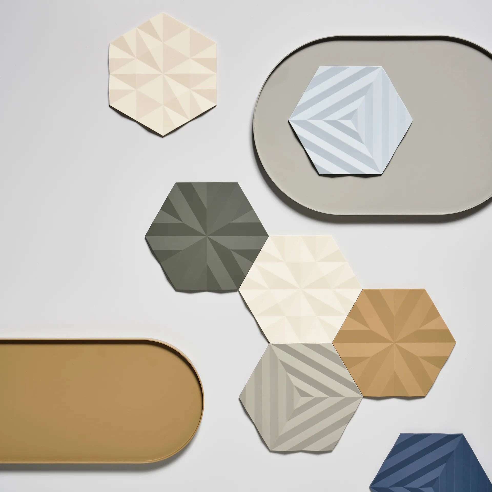 Ori Fold -pannunalunen 14x16 cm, Mud Zone Denmark