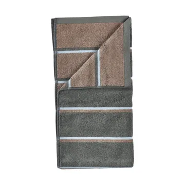 saunapyyhe - Olive green-taupe-blue fog, 50x100 cm - Zone Denmark