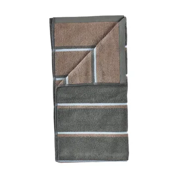 saunapyyhe - Olive green-taupe-blue fog, 70x140 cm - Zone Denmark