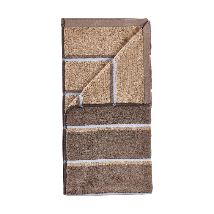 saunapyyhe - Taupe-kamelaivaansininen, 70x140 cm - Zone Denmark