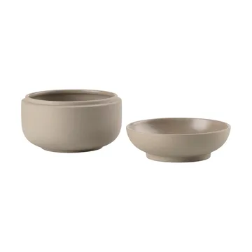 Sensu purkki kannella Ø10,5x7,5 cm - taupe - Zone Denmark