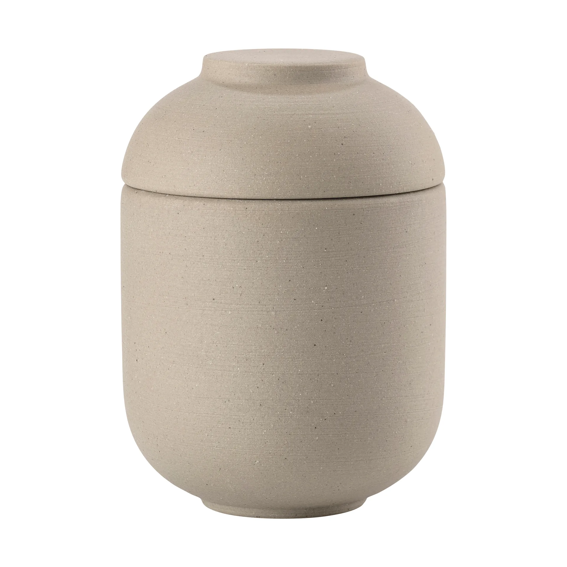 Sensu purkki kannella Ø6,5x9 cm, taupe Zone Denmark