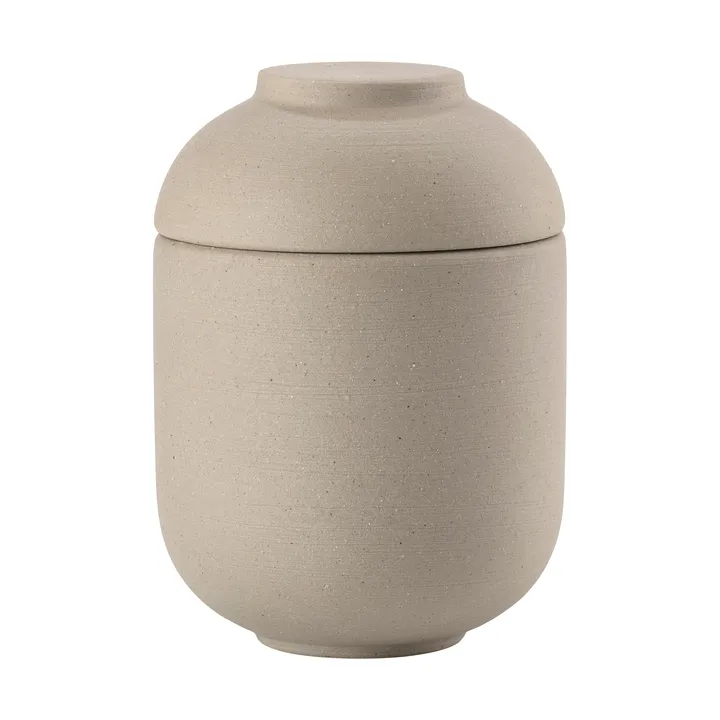 Sensu purkki kannella Ø6,5x9 cm - taupe - Zone Denmark