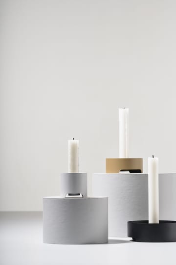 Singles kynttilänjalka Ø 9 cm - Black - Zone Denmark