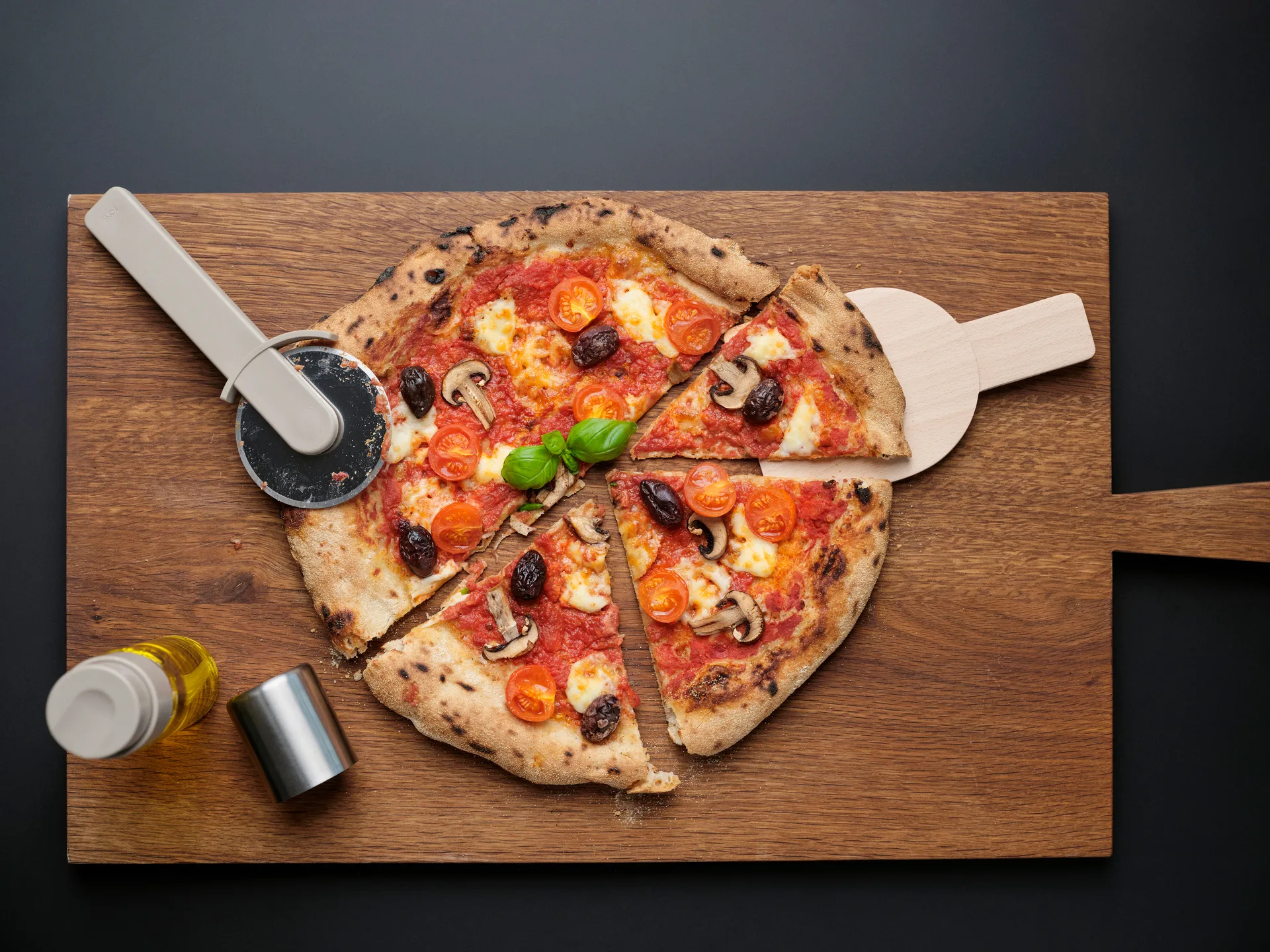 Singles pizza-setti 3 osaa, Pehmeä taupe Zone Denmark