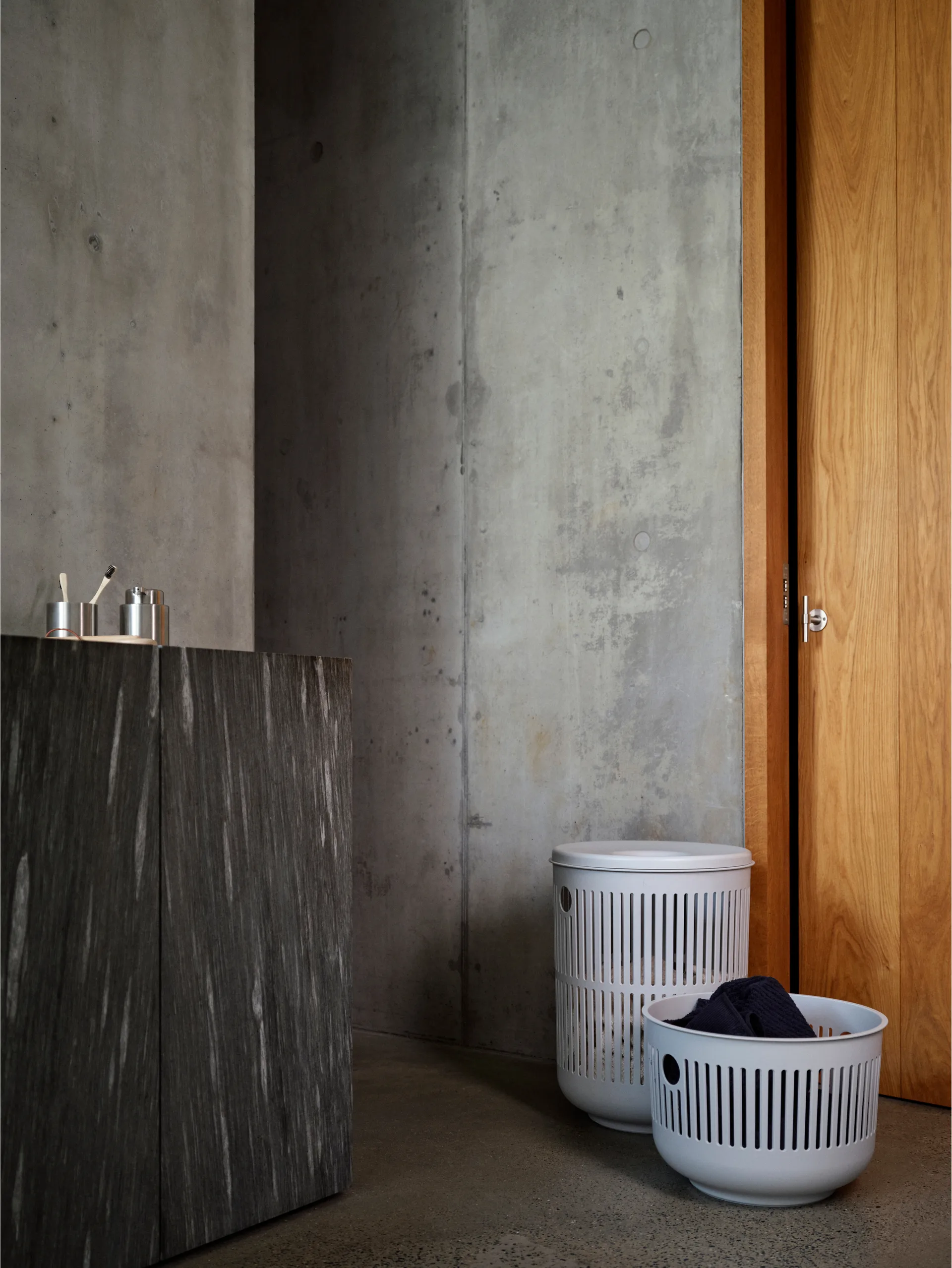 Ume pyykkikori Ø40x29 cm, Soft Grey Zone Denmark