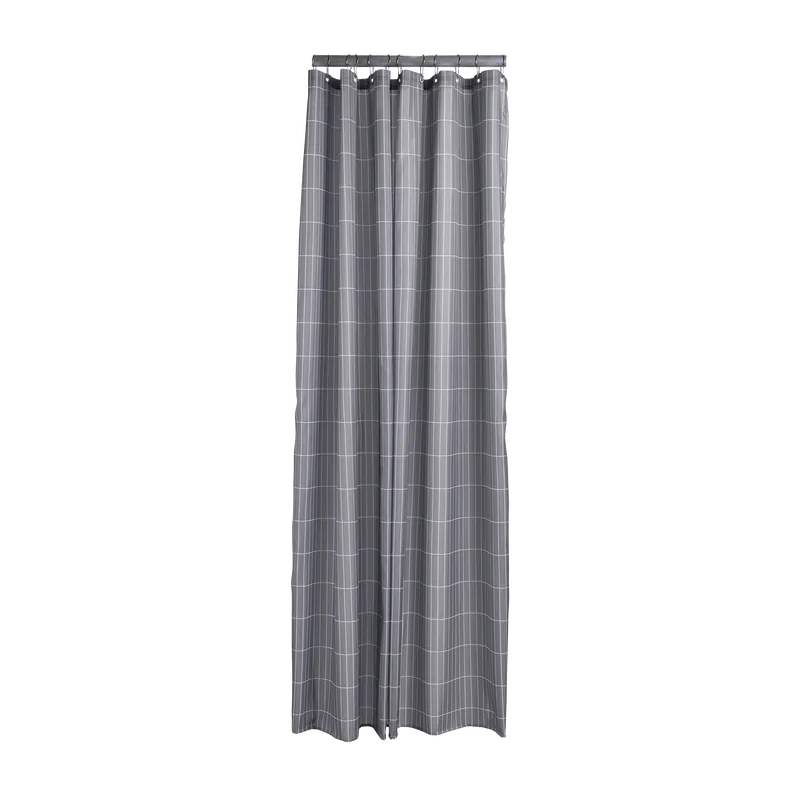 Zone Denmark suihkuverho 180x200 cm, Slate grey tiles Zone Denmark